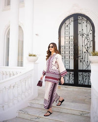 Floral Print Poly-Rayon Co-Ord Set | Mandarin Neck | Women