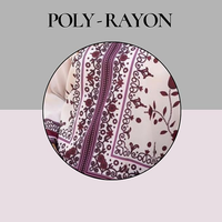 Poly-rayon fabric close-up